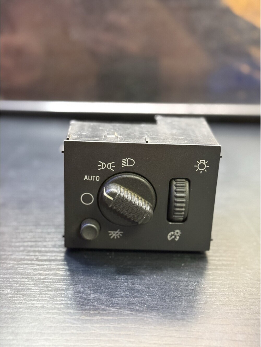 OEM GM Headlight Switch Auto Headlamp Dash Dimmer Chevy GMC Black